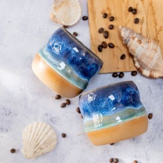 Vlnité velké kalíšky na Latte